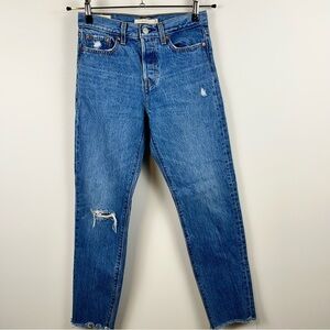 Levi's Wedgie Icon High Rise Jeans Size 25 luxury denim